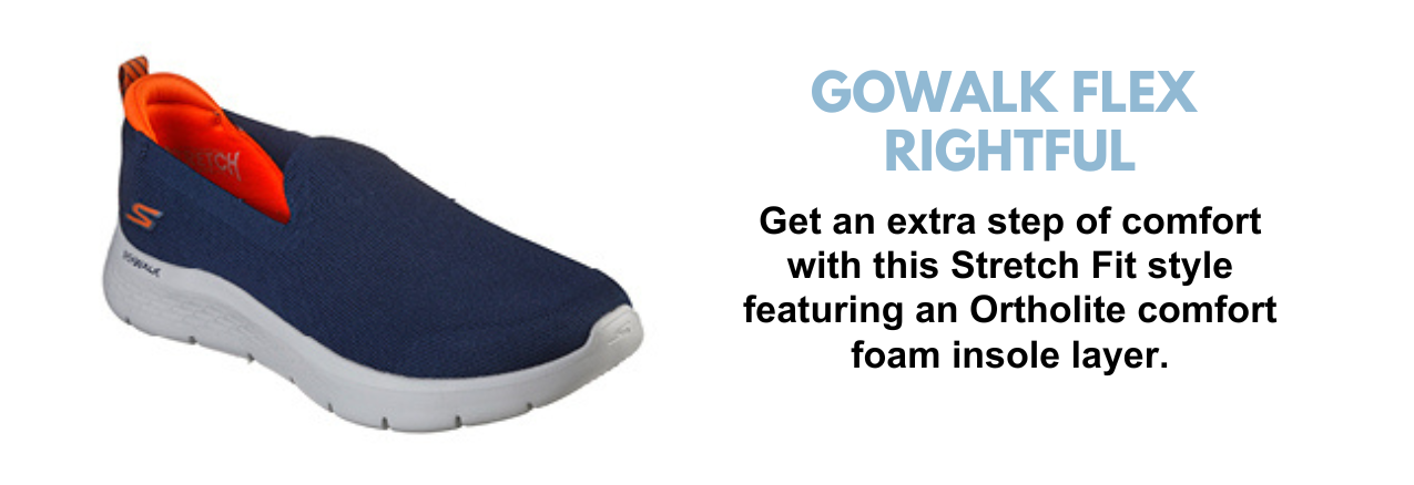 Men's Skechers GOwalk Flex - Rightful in Navy