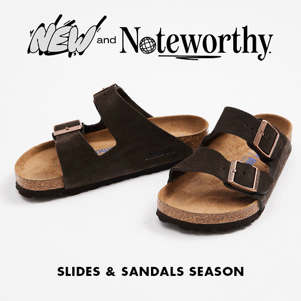 New & Noteworthy Slides & Sandals at Hype DC Hype DC
