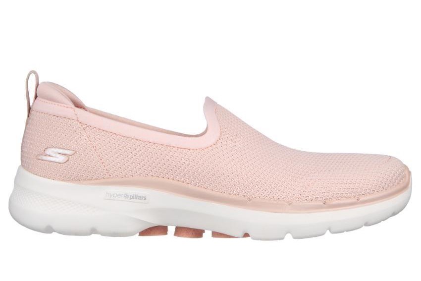 Skechers Women's GOwalk 6 - Clear Virtue Pink 