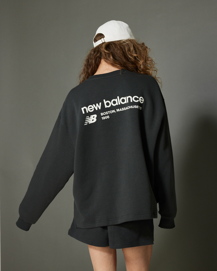 New Balance - Linear Heritage Brushed Fleece Crewneck